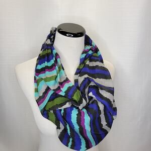 Cejon Accessories Multicolor Striped Infinity Scarf